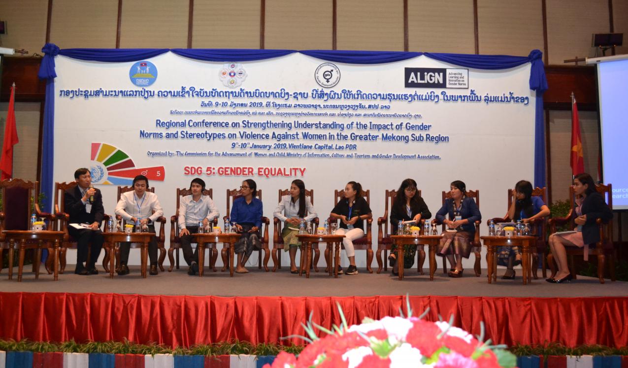 Panellists at the Laos convening