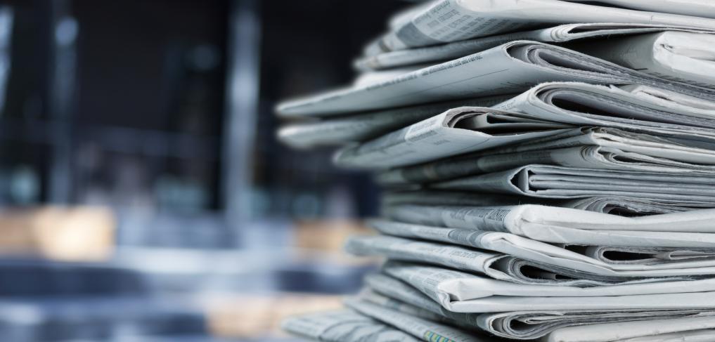 Pile of fresh newspapers. © Billion Photos/Shutterstock/1665903517