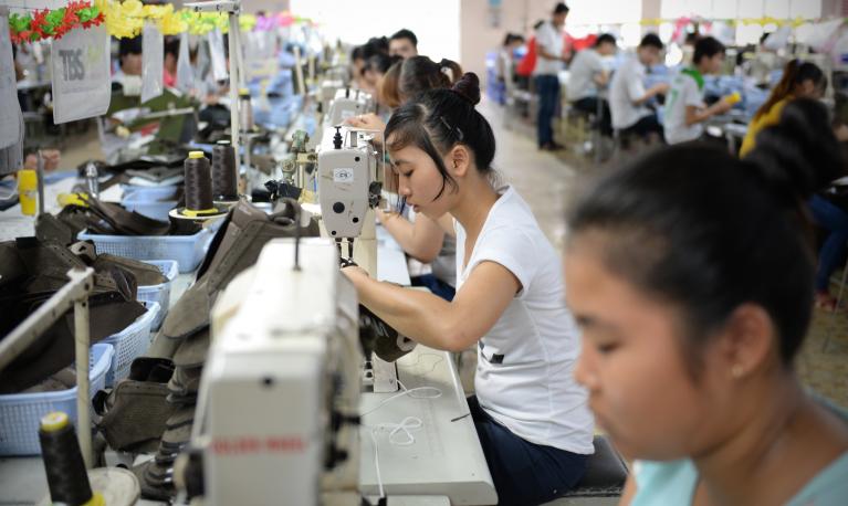 The female labour force participation rate is high in Vietnam, but inequalities informed by traditional social norms persist in workplaces between women and men. © Thang Tung / Institute for Studies of Society, Economy and Environment Vietnam