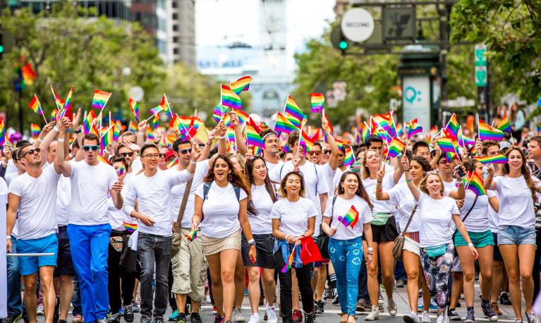 Pride in San Francisco 2015 with Apple. © Thomas Hawk