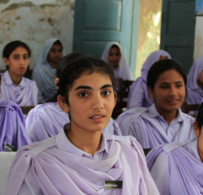 Girls in school in Khyber Pakhtunkhwa, Pakistan. © Vicki Francis/Department for International Development