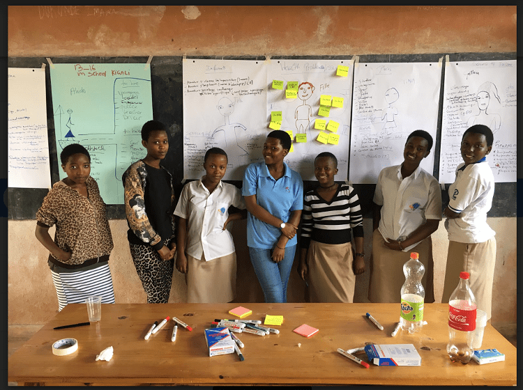 Schoolgirls in Rwanda