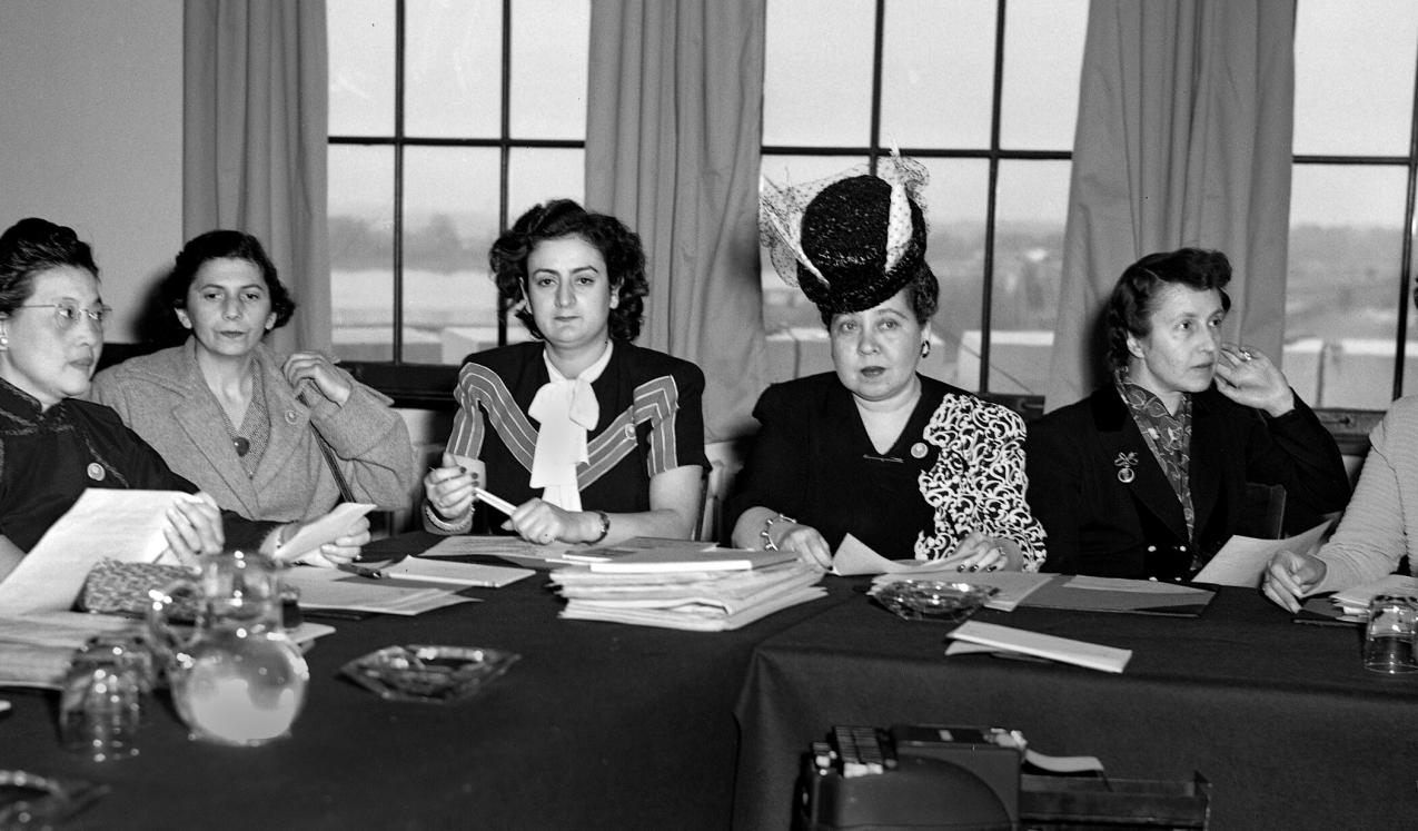The birth of the Commission on the Status of Women in the 1946 UN General Assembly. © UN Women
