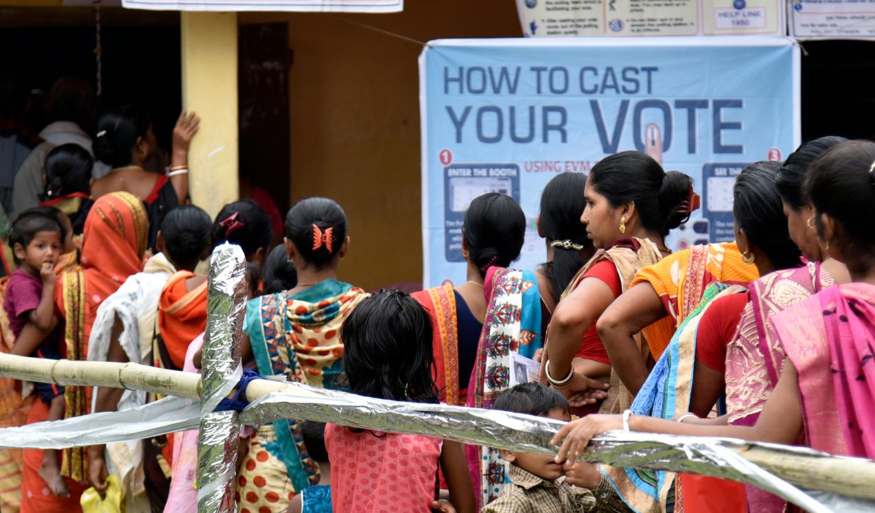 Women voting in Assam, India 2019. Credit: Talukdar David/Shuttestock.com