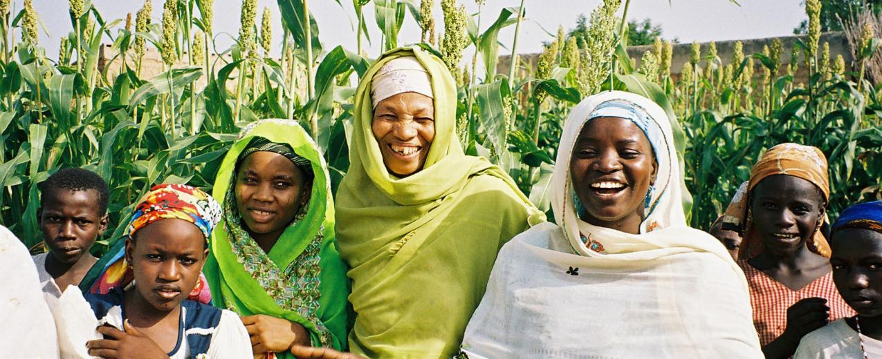 A group of smiling Nigerians © A. Fleuret/USAID