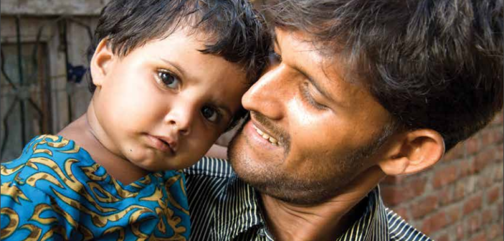 A father and son in India. @ICRW Asia