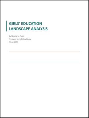 Cover of report