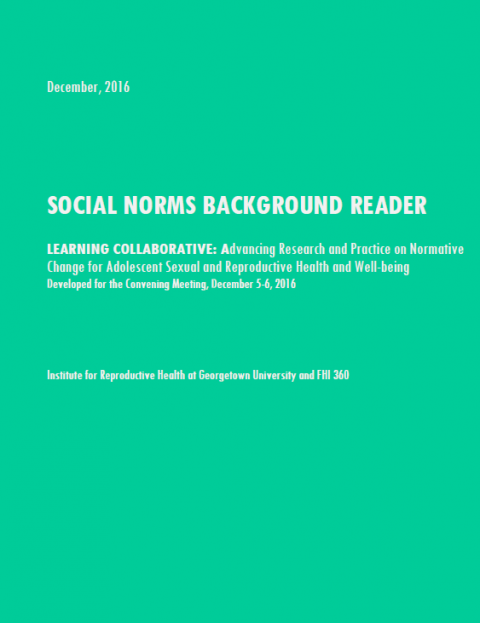 Social norms background reader