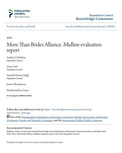 Cover of report