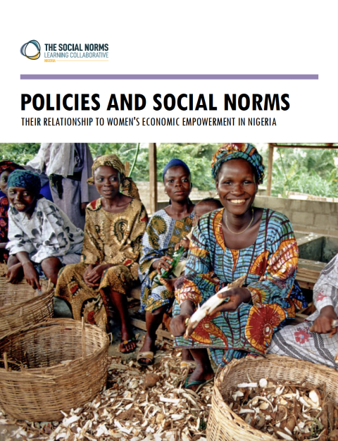 Cover page of policy review in Nigeria 