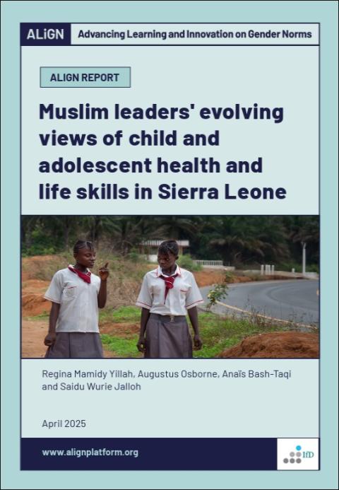 Cover of report