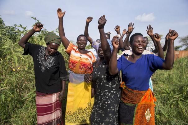 Women from the Self Help Group Alita Kole, taking care of their crops that they own together as a group. ©Jonathan Torgovnik/Getty Images/Images of Empowerment