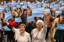 Managing Director and Chairwoman of the IMF Christine Lagarde and Interim WBG President Kristalina take part in #WomensDay activities in Washington. © World Bank / Simone D. McCourtie