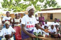 Residents of Bouramayah Village in Bouramayah Village, Guinea, 2015. © Dominic Chavez/World Bank