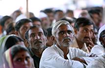 Men in community meeting Aurangabad, India. © Simone D. McCourtie / World Bank