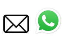 Email and WhatsApp logo