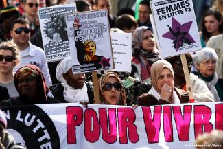 Journée internationale des droits des femmes 8 Mars 2014 Paris. Source : Genetikmonoeil / Bpbo