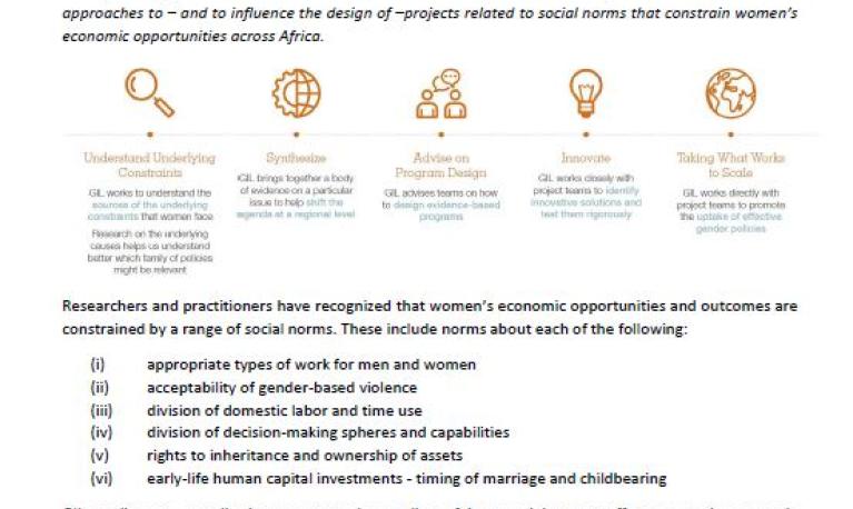 Cover of the GIL social norms paper