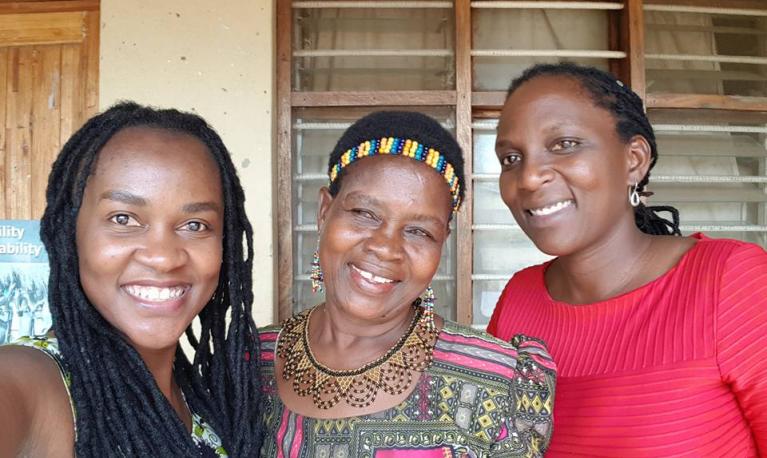 Lelemba with Chief Kachindamoto of Malawi and Killy Kanjo 