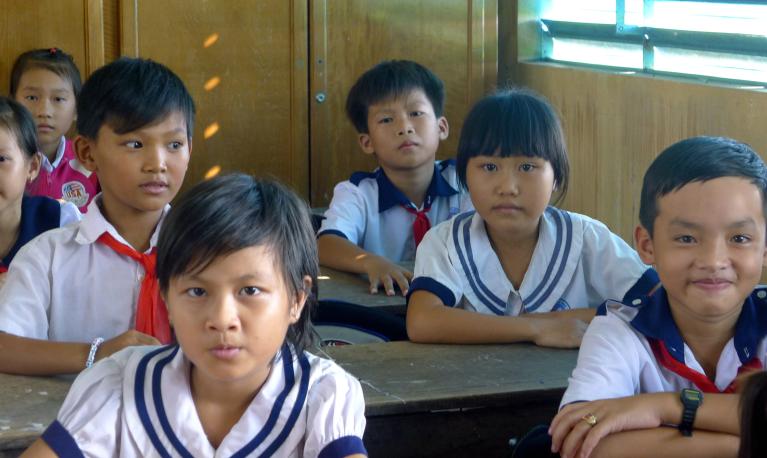 Pupils in An Giang. Credit: Dang Bich Thuy