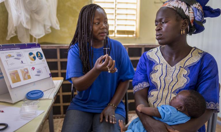 A mobile clinical outreach team from Marie Stopes International, a specialized sexual reproductive health and family planning organization in Senegal. © Jonathan Torgovnik