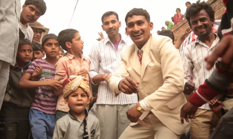 Young India men and boys at a celebration @ICRW Asia