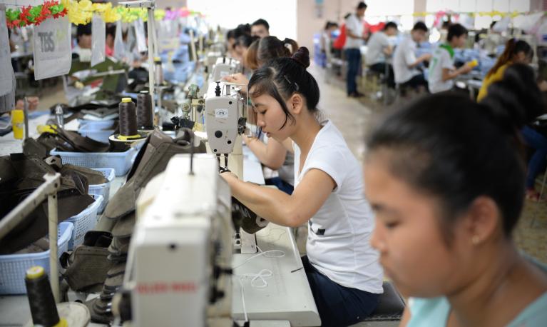 The female labour force participation rate is high in Vietnam, but inequalities informed by traditional social norms persist in workplaces between women and men. © Thang Tung / Institute for Studies of Society, Economy and Environment Vietnam