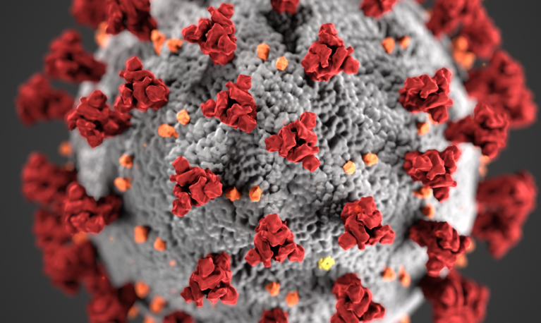 Graphic of a virus