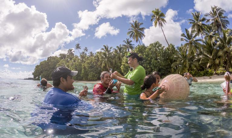 Coral planting in Fiji  © Will Seal