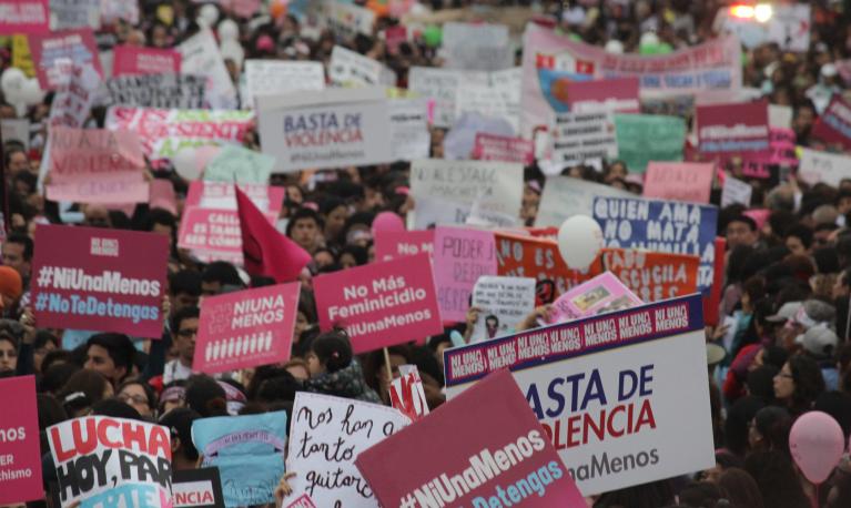 Women protesting in Peru © Feminist Review