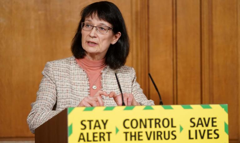 England’s deputy chief medical officer Dr Jenny Harries. Only 19% of experts quoted in the most highly ranked coronavirus stories were women, said the report. © Pippa Fowles/Crown Copyright