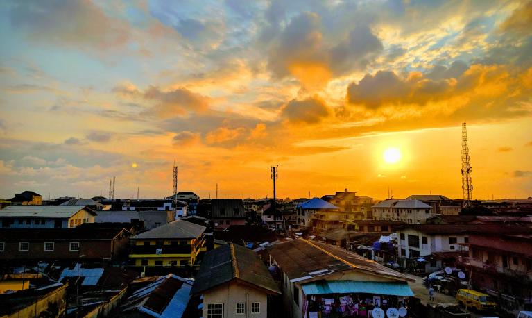 Lagos sunset. © Namnso Ukpanah/Unsplash