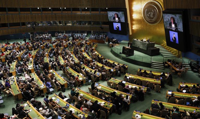 The opening session of CSW68. © UN Women/Ryan Brown