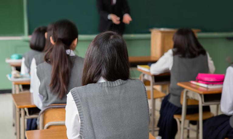 Schoolroom in Japan