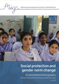 Social protection and gender norm change: An annotated bibliography