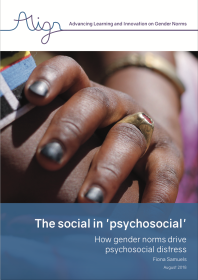 The social in 'psychosocial' - How gender norms drive psychosocial distress