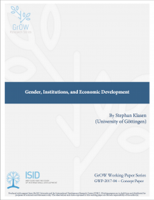 Gender, Institutions, and Economic Development cover
