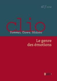 Cover of the journal 'Clio. Femmes, Genre, Histoire'