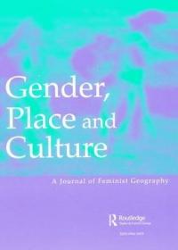 Gender, place and culture journal cover