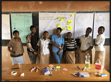 Schoolgirls in Musambira, Kamoyi, Rwanda provide crucial insights to entrepreneurs. Photo: Media Kagaba