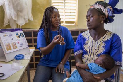 A mobile clinical outreach team from Marie Stopes International, a specialized sexual reproductive health and family planning organization in Senegal. © Jonathan Torgovnik