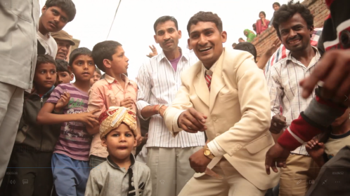 Young India men and boys at a celebration @ICRW Asia
