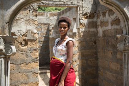 Jeneba, a school girl in Sierra Leone, left school when her bump began to show © Olivia Acland