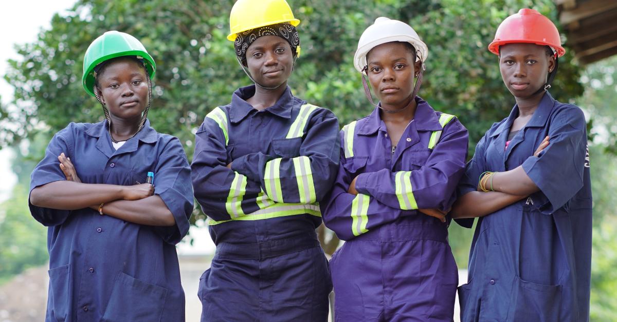 Women At Work Engaging Young Women In Construction In Ghana Align Women At Work Engaging Young Women In Construction In Ghana Align