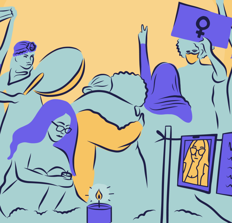 An illustration of a social movement. © DESIGNBYMAIA.COM
