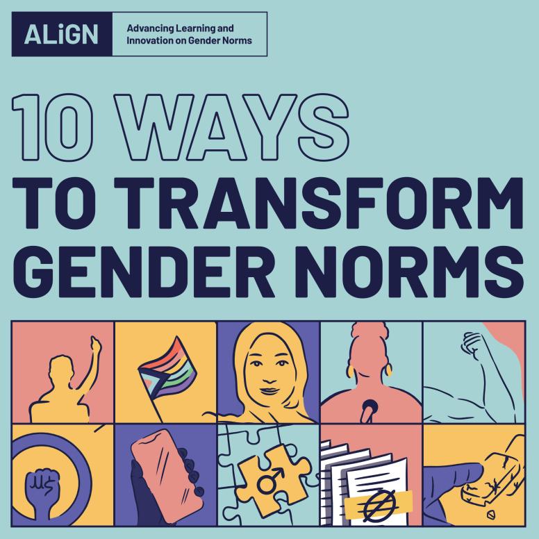 10 ways to transform gender norms cover