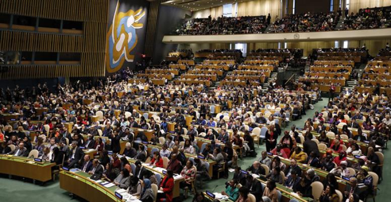 The Commission on the Status of Women today. © UN Women/Ryan Brown