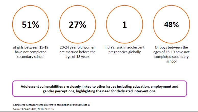 Adolescent vulnerability diagram